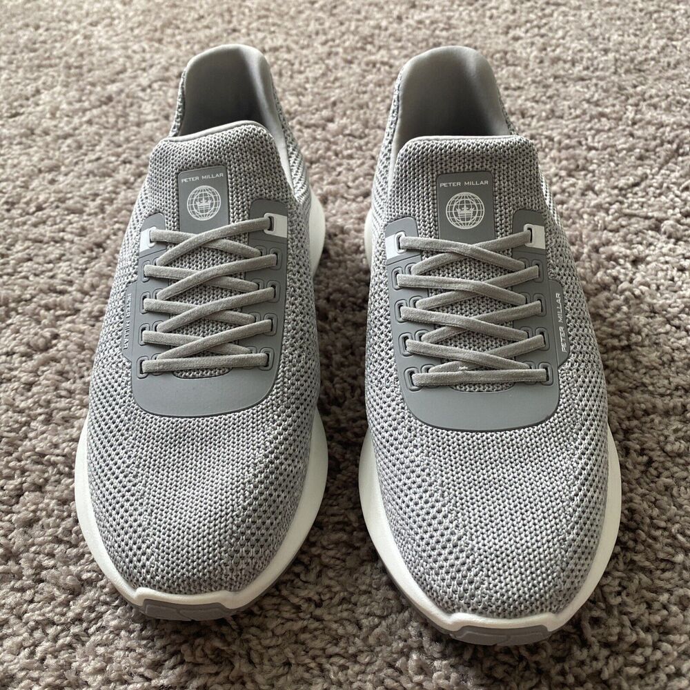 Peter Millar HyperLight Apollo Womens Size 7.5 Shoes Gray White Casual Sneakers